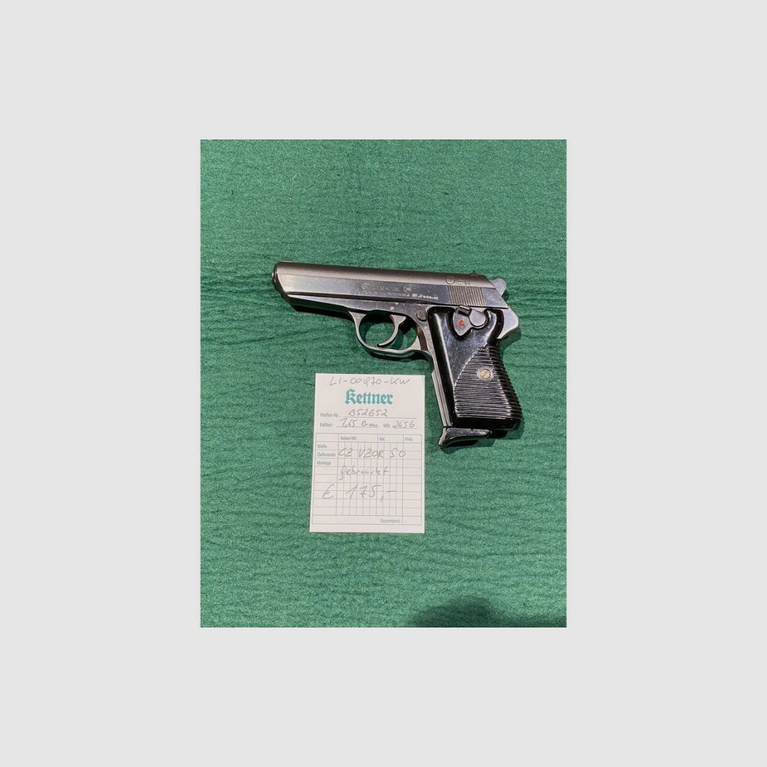 CZ VZOR 50 Cal. 7.65, image 1 of 2