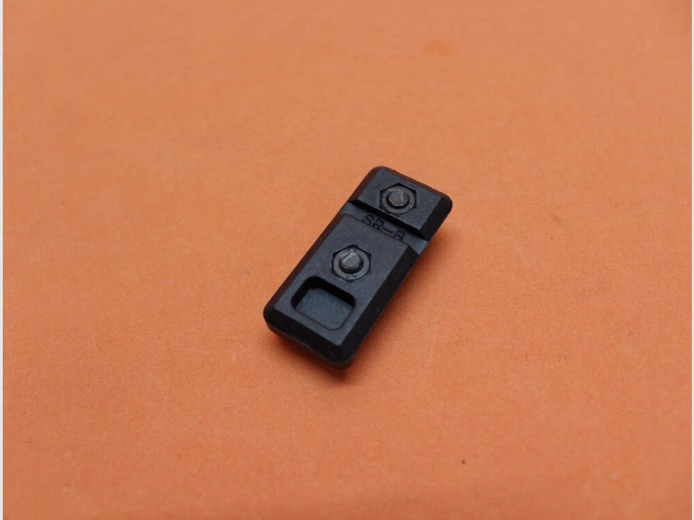 CAA Tactical AR-15: Picatinnyrail TDI Polymeer Zwart (SR-B) 47mm/ Picatinnyschiene gatafstand 19mm/ Ø9,5mm