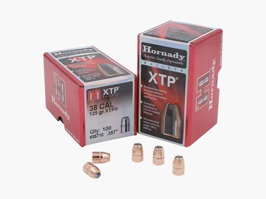 Hornady BULLETS .38/.357 125GR HP/XTP – 100 szt.