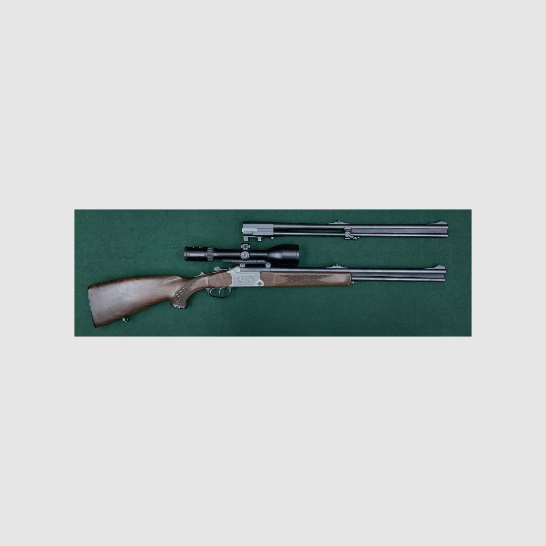 Bockbüchsflinte Blaser BBF 97 Kal. 20/76 .30R Blaser und WL mit ZF Schmidt und Bender 2,5-10x56 Gebr