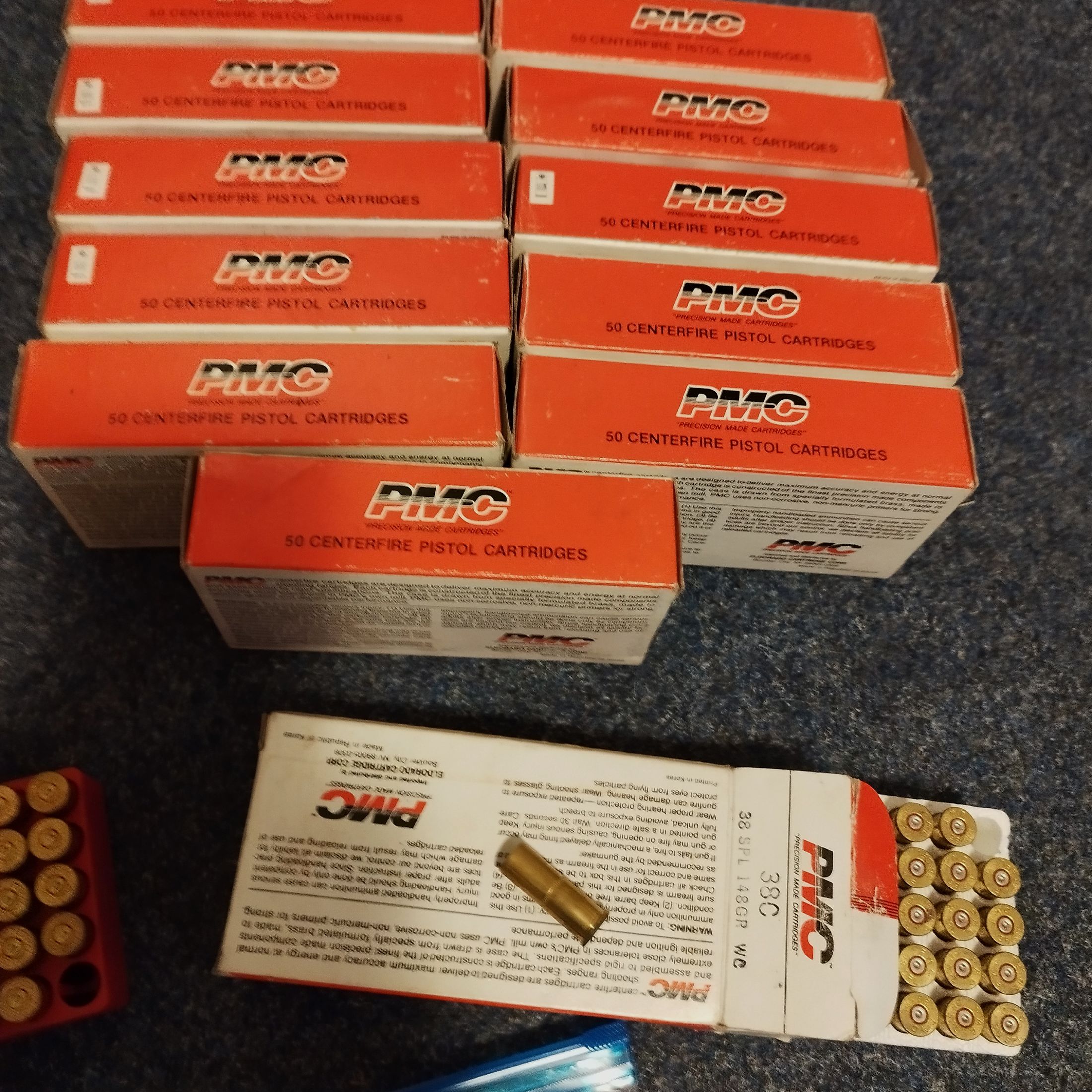 1735 pieces of Cal .38 Special cases once fired