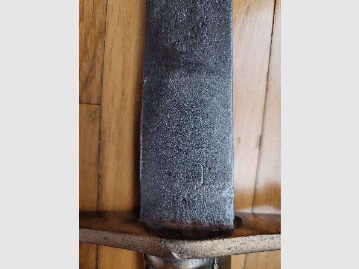 Sciabola Briquet Modello 1767 – Rivoluzione – Firmato « VARNIER A PARIS » – Fodero – BE, immagine 4 di 11