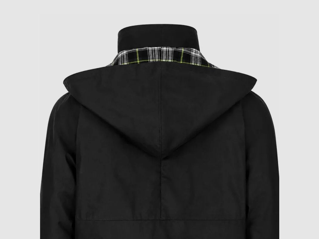 Women's waxed cotton jacket Walker & Hawkes Kirkstall olive green, image 11 of 18