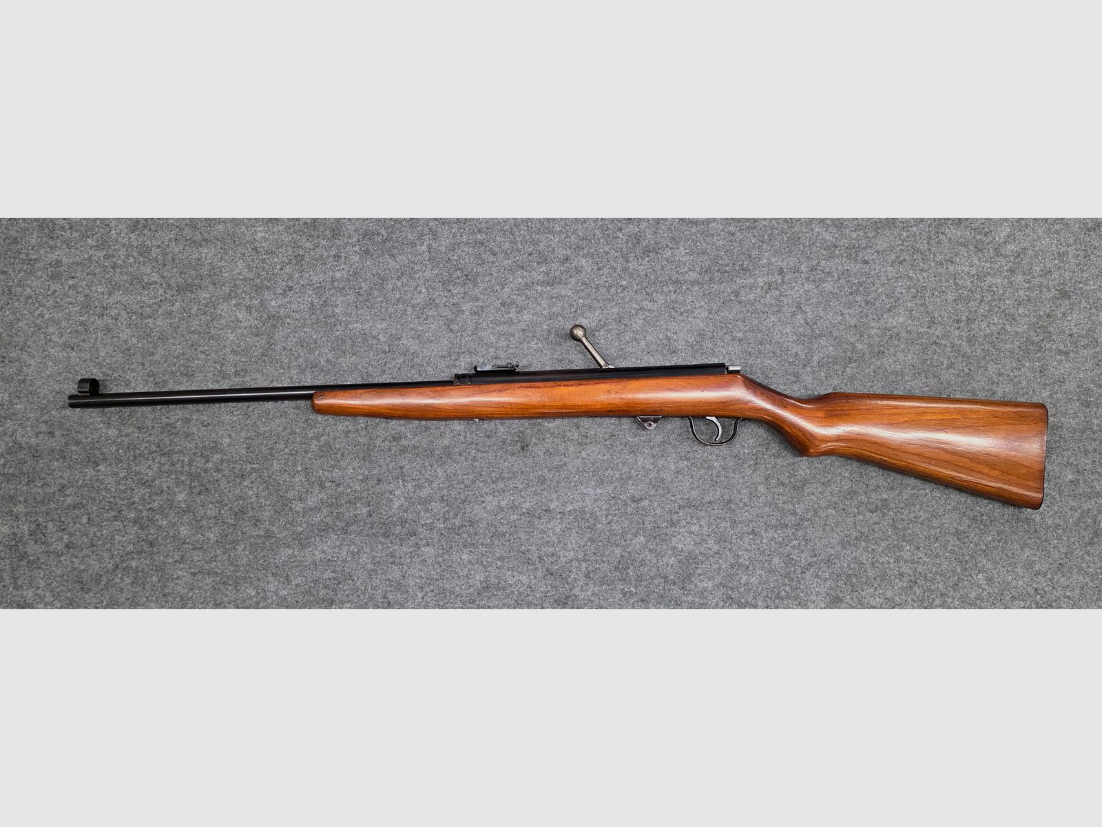 2.) Haenel Mod. 49a Q1 Qualität mit Schichtholzschaft von 1963 im sehr schönen Zustand Durchlader kein 310