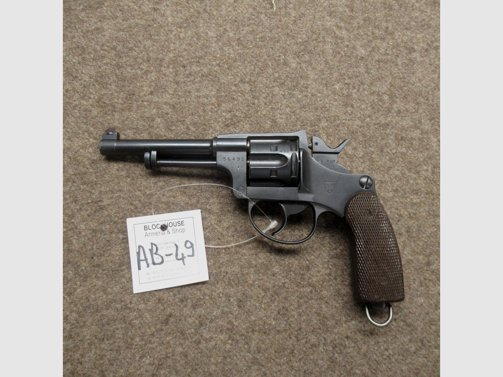 AB-49 Revolver W+F mod. 1929 Kal. 7.5mm, Bild 2 von 2