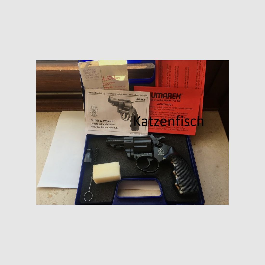 Smith & Wesson Combat, original verpackt, ungeschossen, nagelneu, mit alter Quittung von 2009