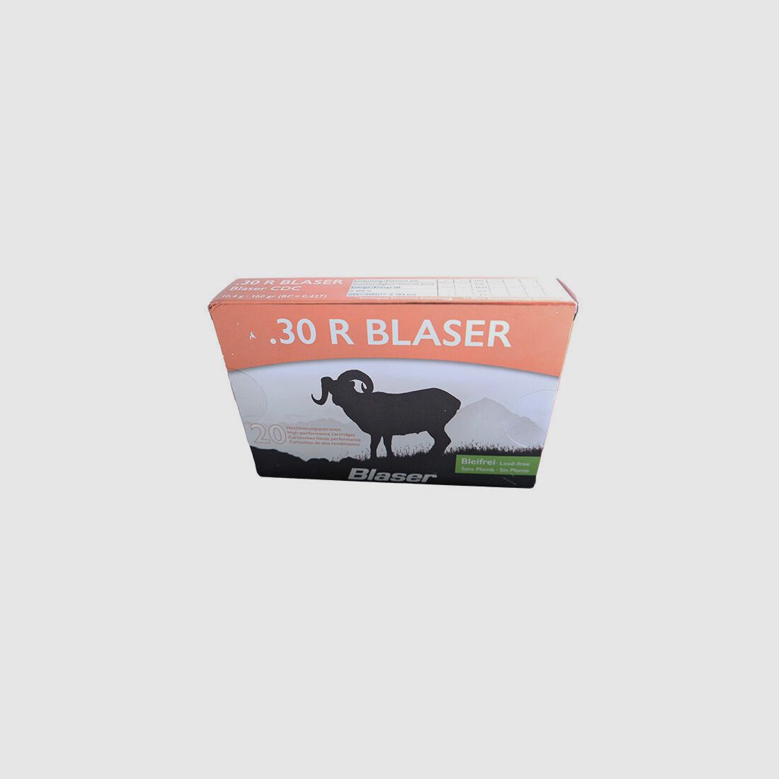 Blaser .30 R Blaser CDC 10,4g/165gr.