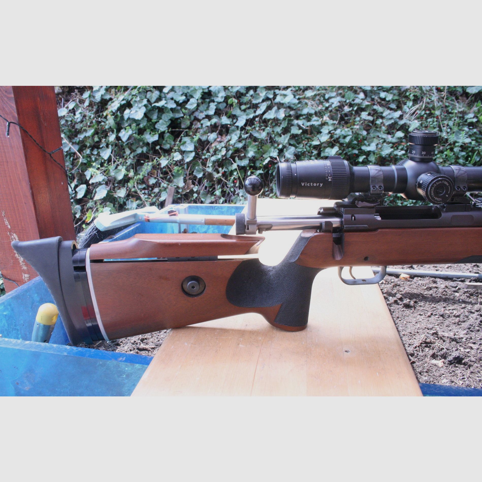 Rifle de competición de Grünig & Elminger en cal. 308 con Zeiss Diavari ZF 6-25 x 56T
