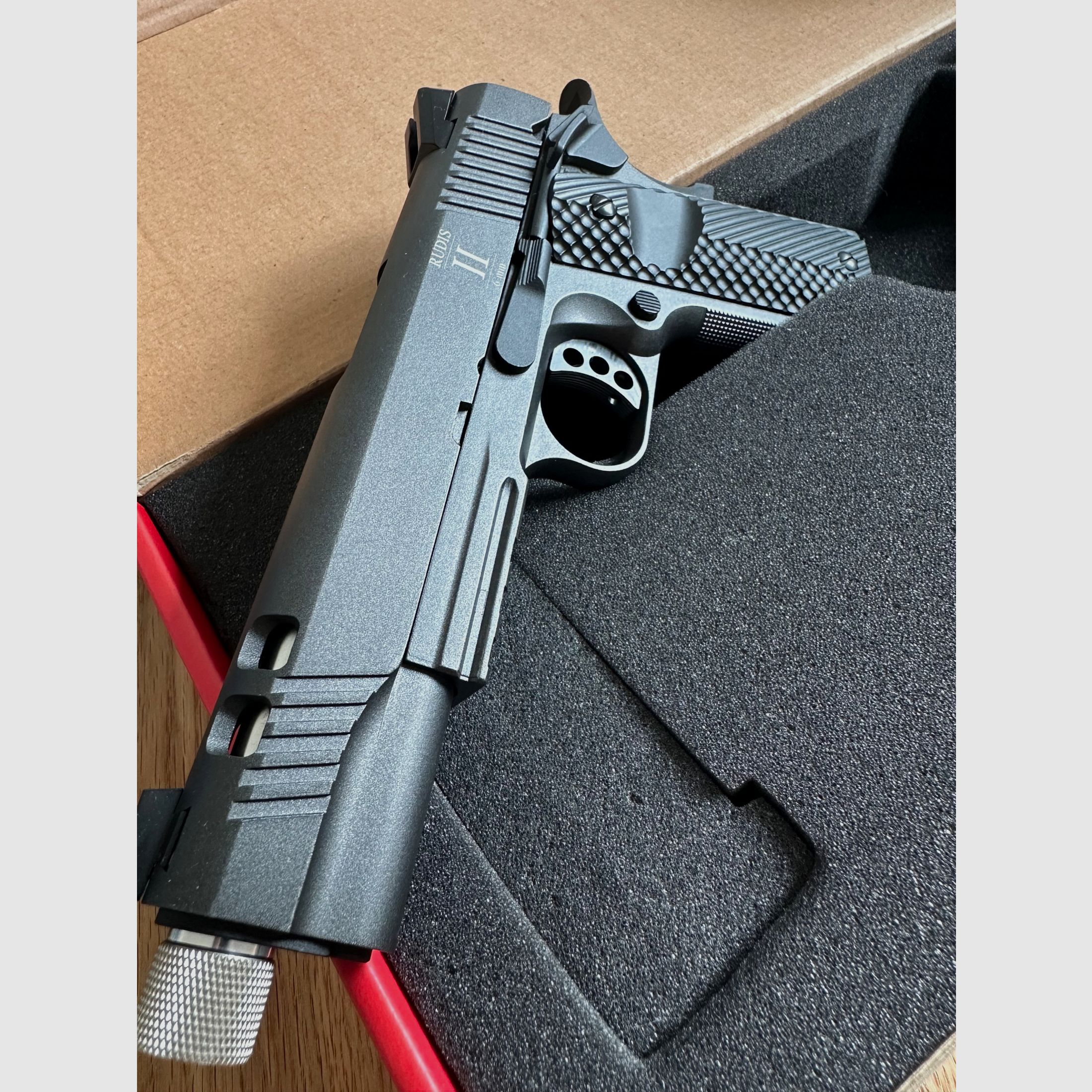Secutor Rudis Acta non Verba pistola Airsoft 6mm 1Joule, imagen 1 de 8