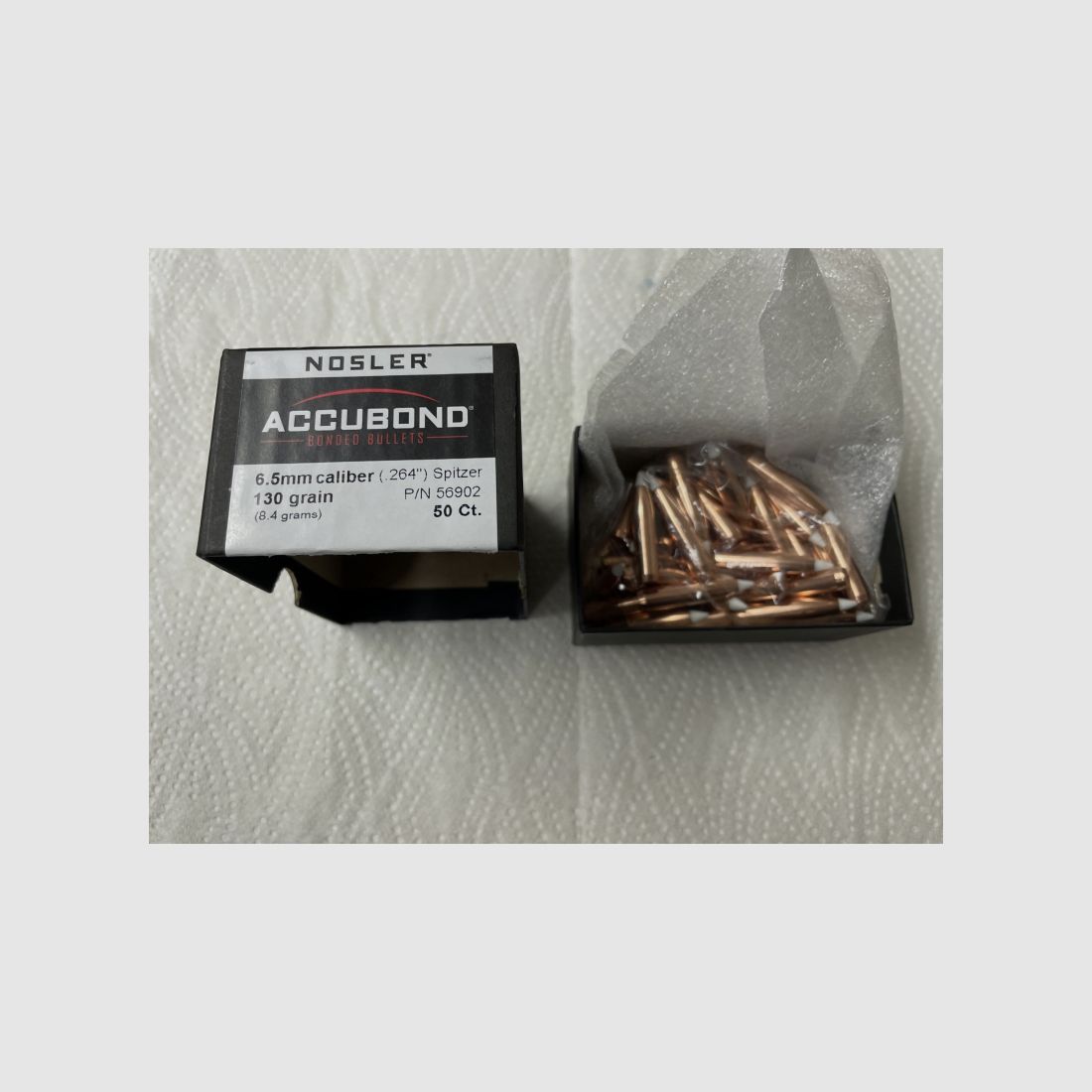 Nosler Accubond 130 grain cal. 0.264/6,5