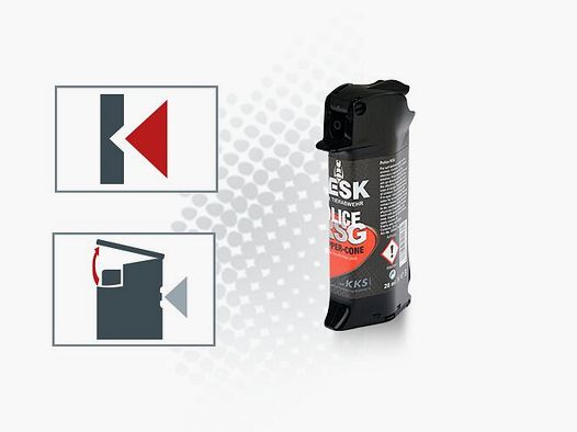 Pfefferspray VESK RSG Police Pocket 30 ml Breitstrahl