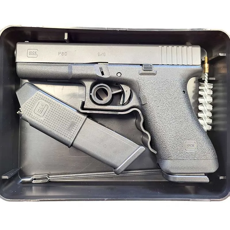 Pistolet kolekcjonerski GLOCK P80 kal. 9mm PARA - Seria Limitowana - certyfikat autentyczności, zdjęcie 4 z 4