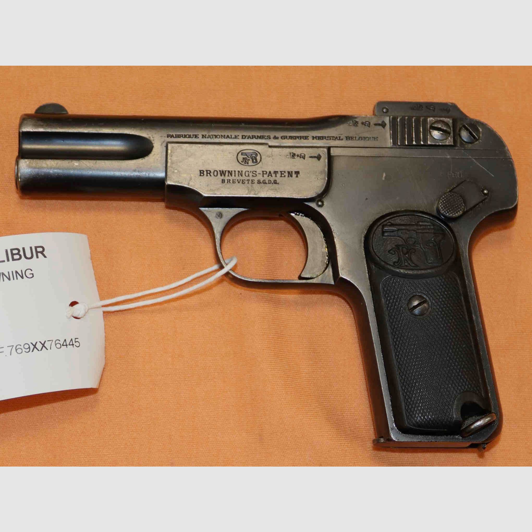 Pistole FN Browning Modell 1900 Kaliber 7.65, Bild 1 von 5