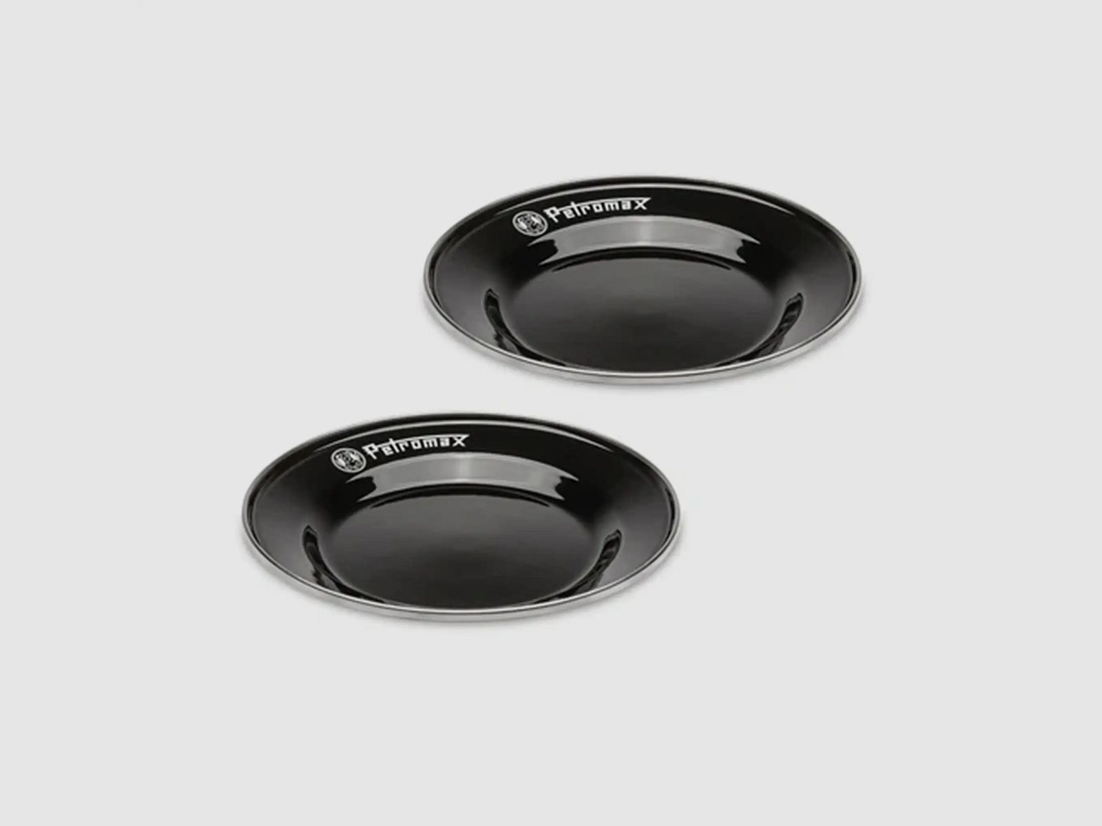 Petromax Petromax Emaille Teller 26 cm 2er Set - Schwarz
