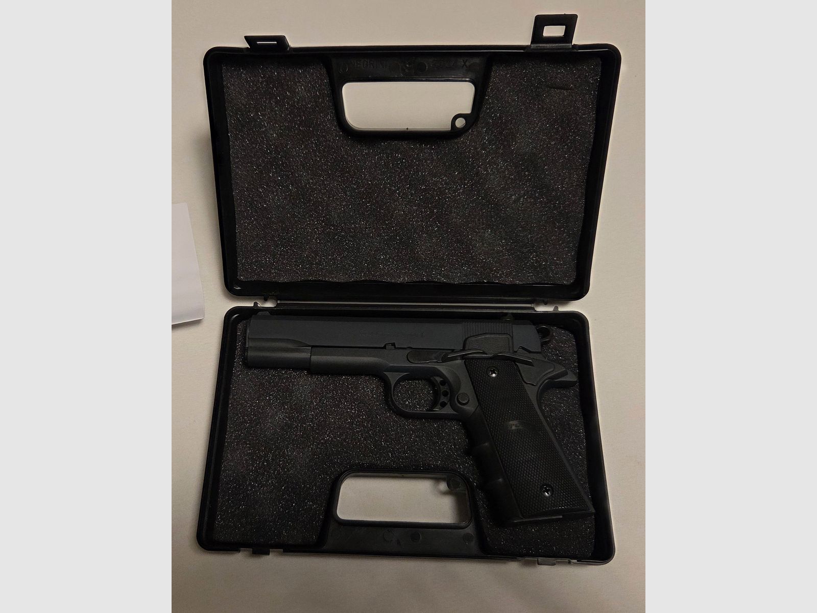 Blank firing pistol Melcher ME 1911 Sport matte blued caliber 9 mm P.A.K. (P18)