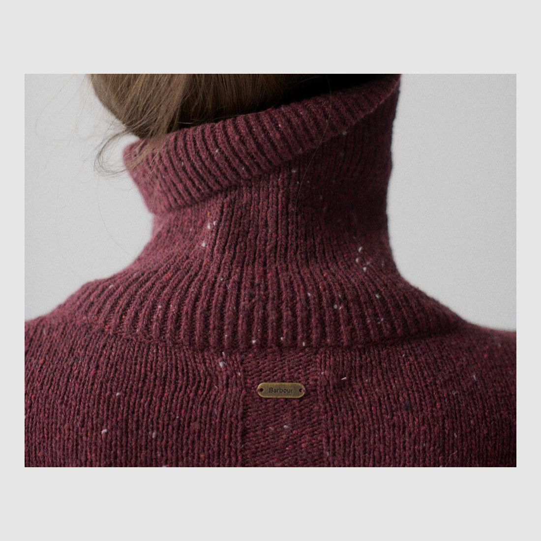 Barbour Pullover Lavensdale rojo HW25