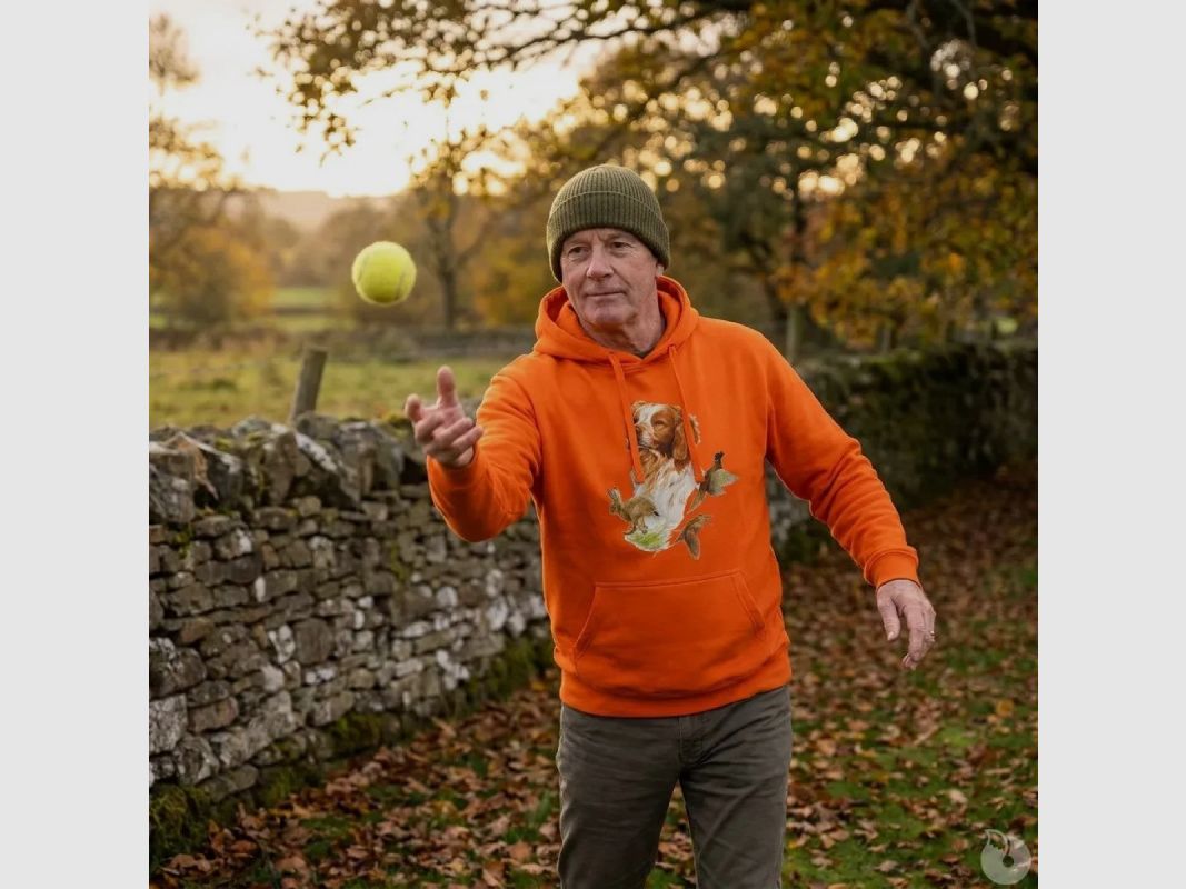 Sweat mit Kapuze Bartavel® Epagneul orange Jagd, Bild 6 von 13