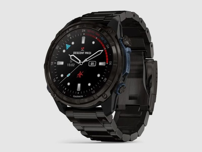 GARMIN DESCENT MK3i | Titanio revestimiento DLC gris carbón correa titanio, imagen 1 de 13