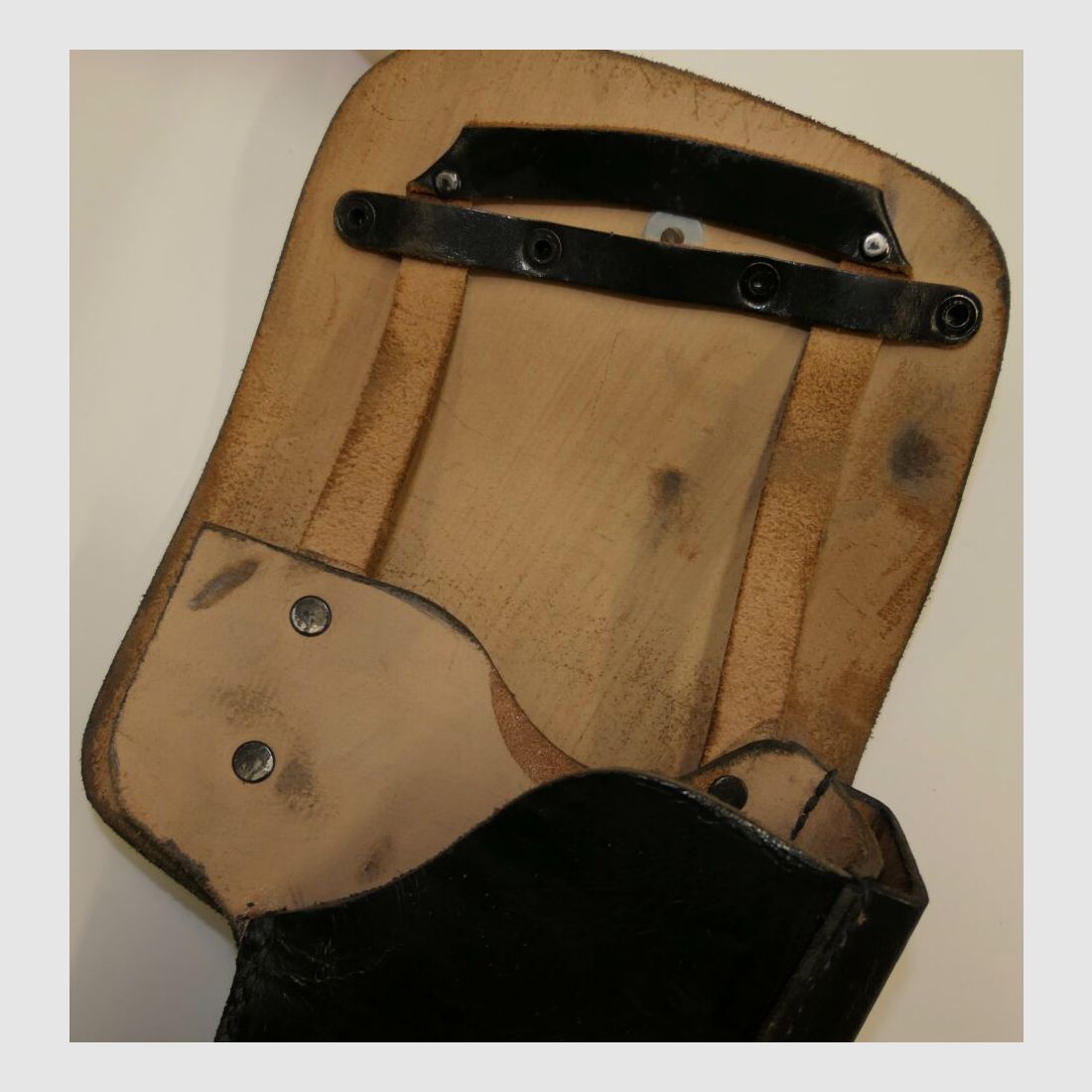 different leather holsters used for Walther P38 / P1 from the Bundeswehr