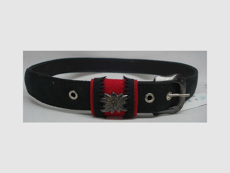 Ladies' belt with - edelweiss application