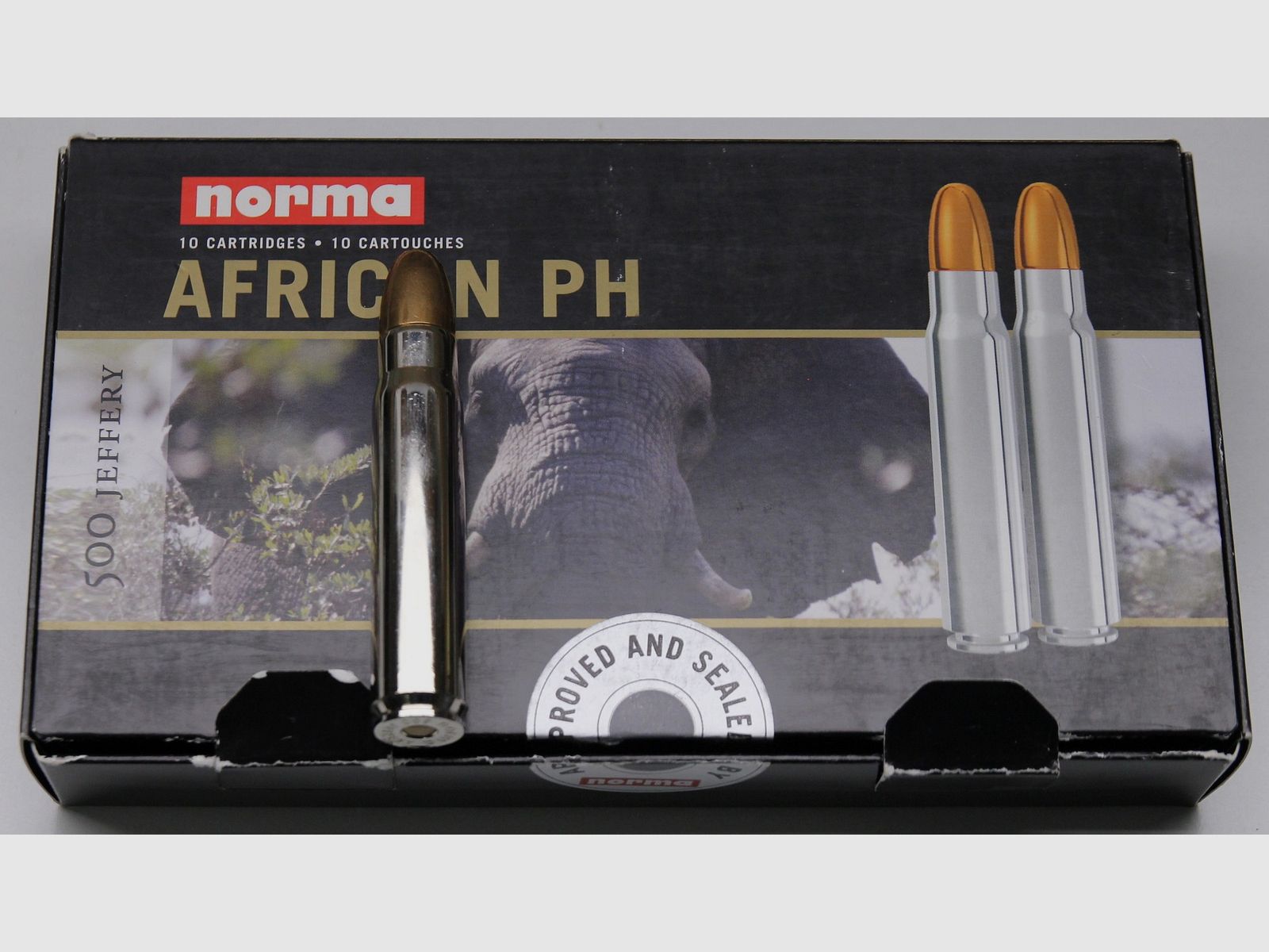 Norma 500 Jeffery African PH cartucce VM e TM di Woodleigh