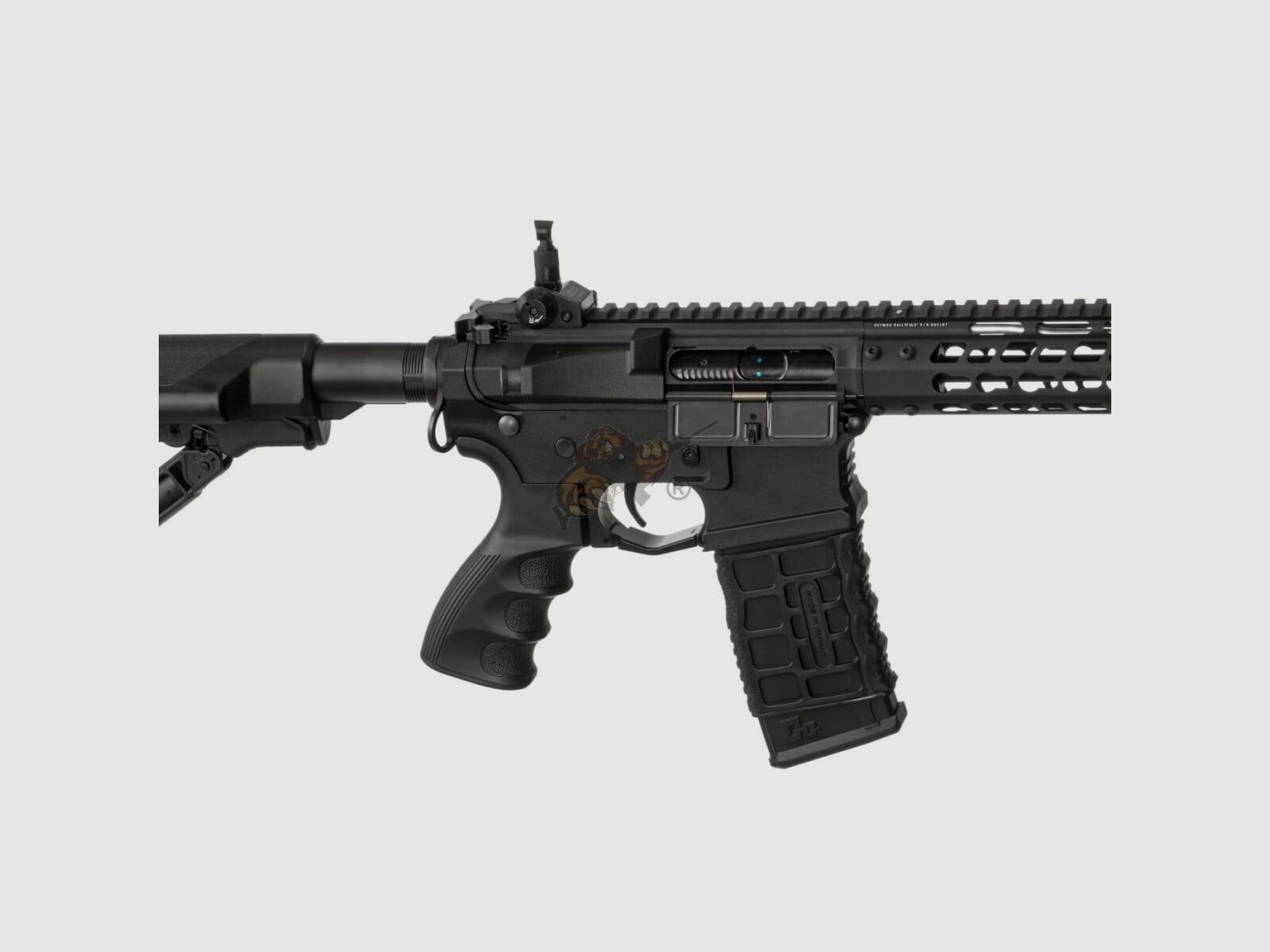 G&G CM16 Wild Hog 13,5" Airsoft mit ETU Einsteiger Set max 0,5