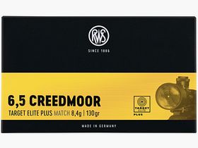 RWS 2426658 Target Elite Plus 6,5 Creedmoor Scorion 9,3g 143grs. Vollmantel