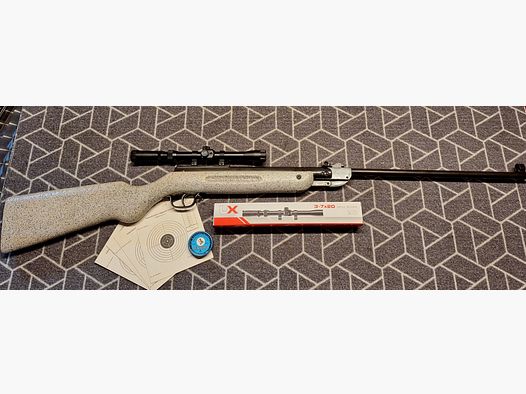 Haenel III-60 "Q1" DDR air rifle with scope. unique collector's item!