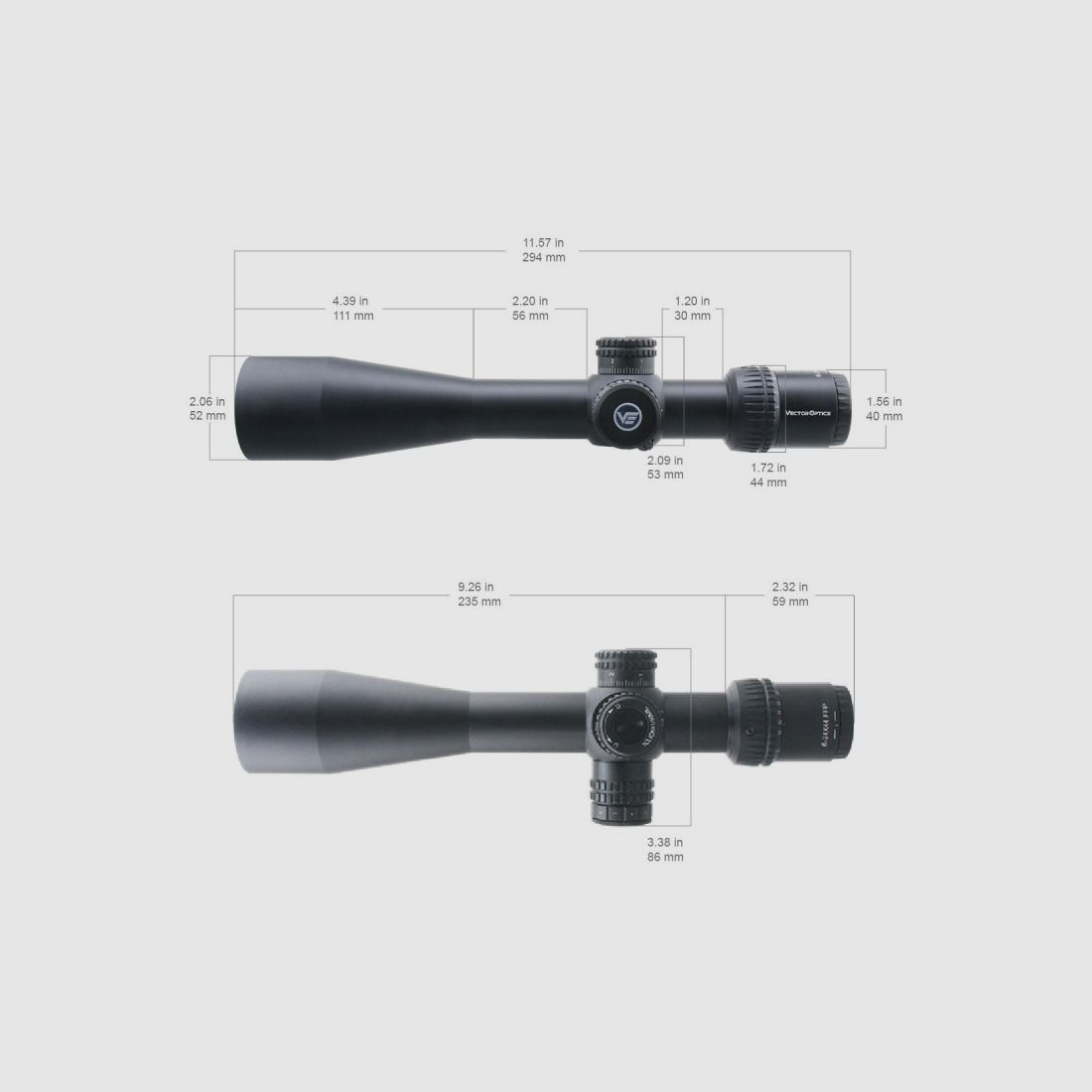 VECTOR OPTICS VEYRON 6-24X44 IR FFP, imagen 5 de 5