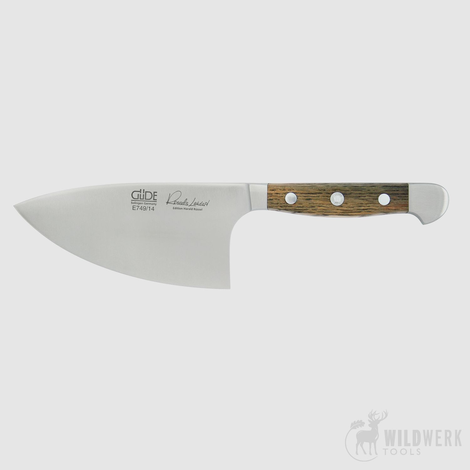 Güde Herb Knife "Shark" Alpha Oak