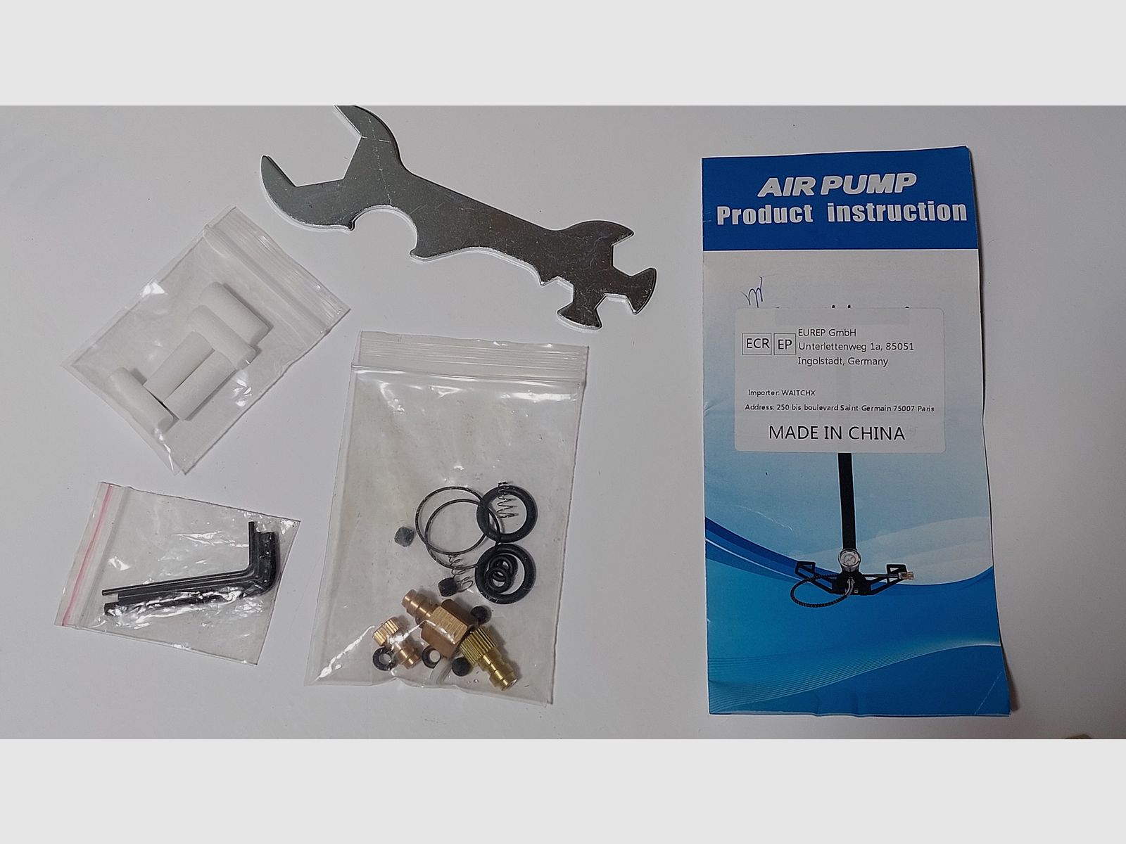 Universalpumpe / Handpumpe für PCP Druckluftwaffe bis 4500 PSI