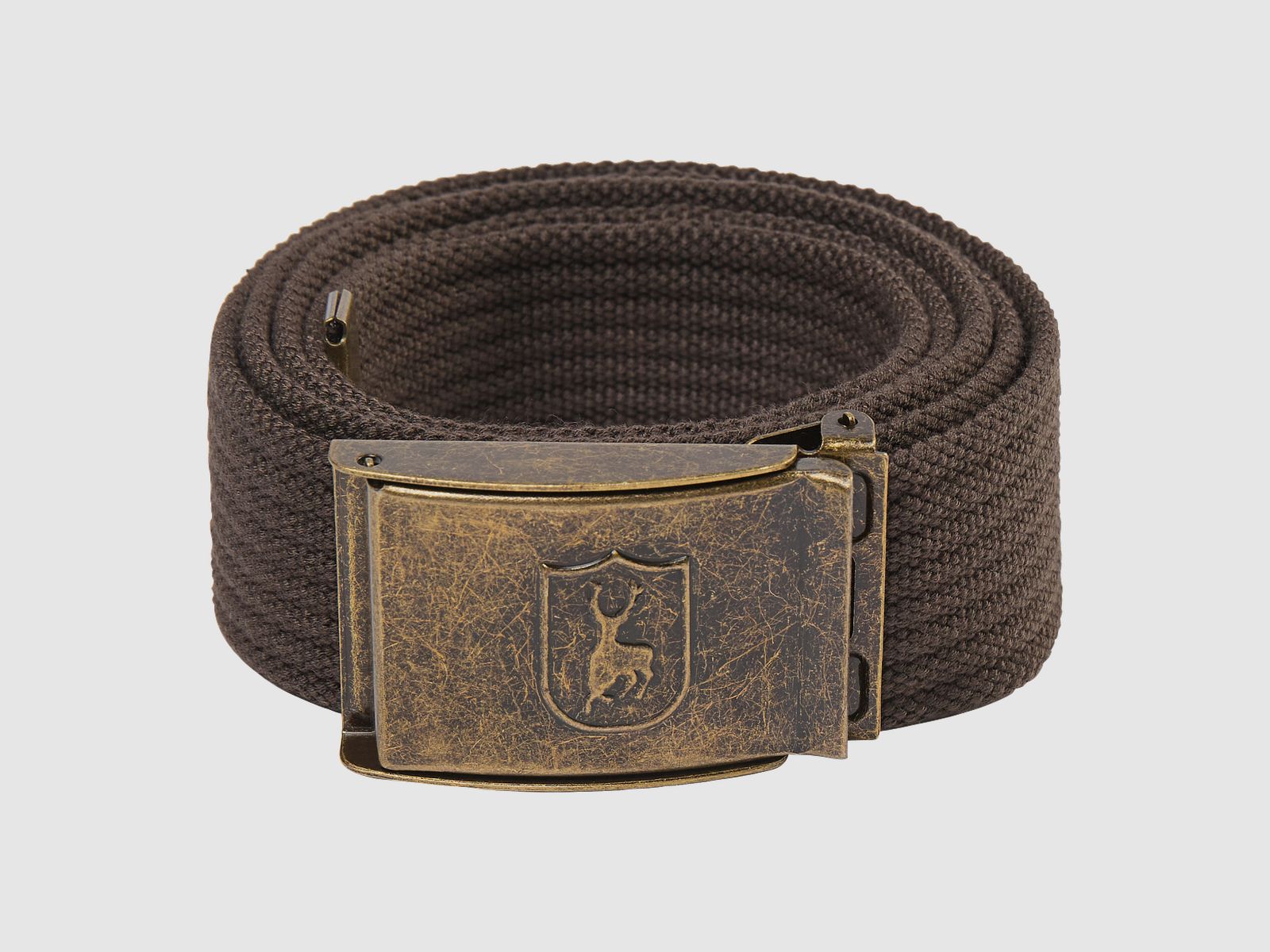 Canvas Belt - Otter Brown - Size: 130 CM