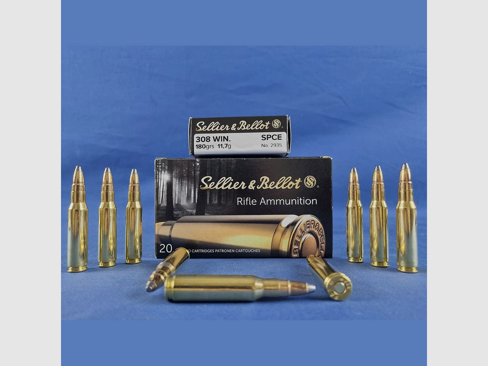 Sellier & Bellot .308 Win. Teilmantel SPCE 11,7g/180grs.