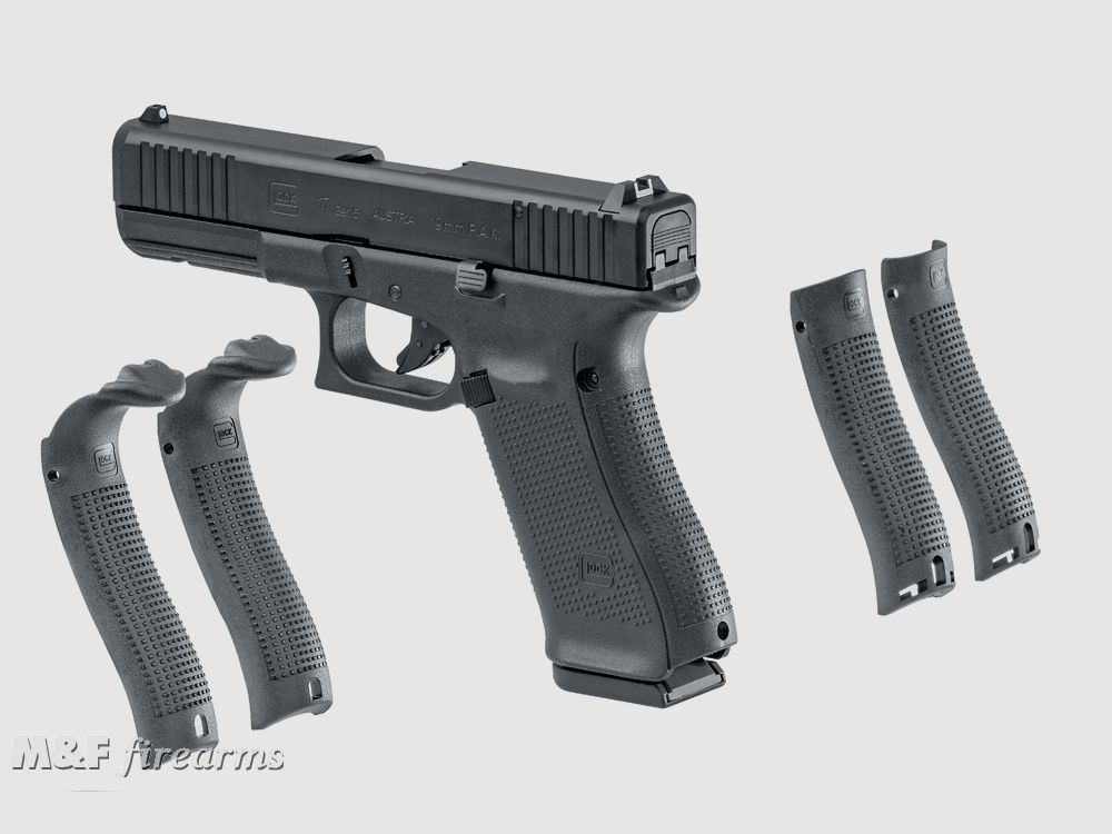 GLOCK 17 Gen5 Kaliber 9 mm P.A.K. die erste lizensierte Schreckschusswaffe der Marke GLOCK als Weltneuheit