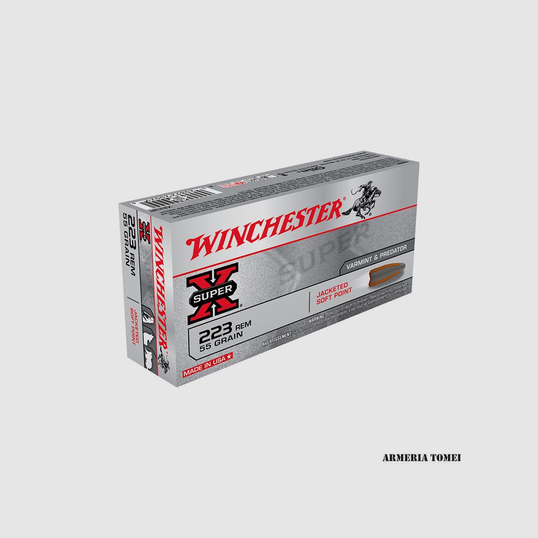 WINCHESTER – 223 REM 55GR POWER POINT, image 1 sur 2