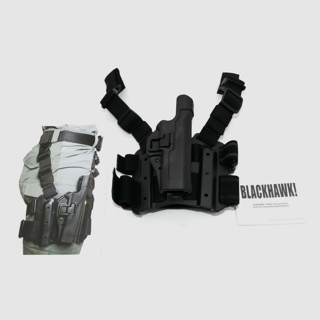 Blackhawk Blackhawk Glock Tactical Sepra Holster 17, 22, 19, 23, 31, 32 Droit
