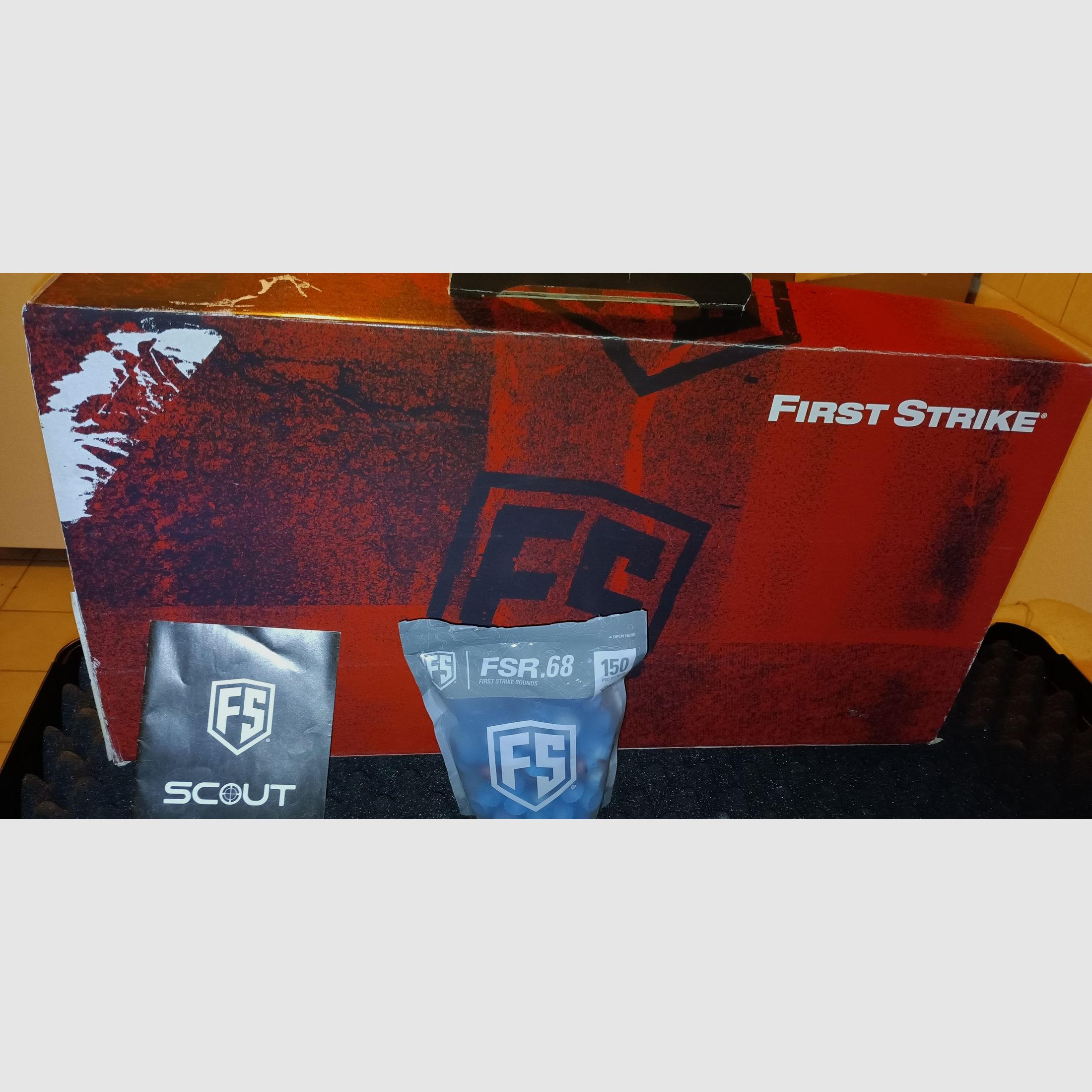 First Strike Scout Sniper Rifle Paintball Markierer - Schwarz