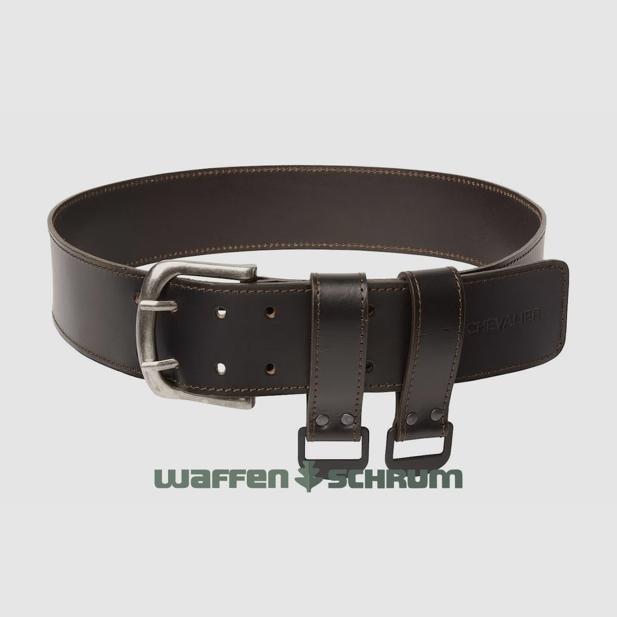Chevalier Ledergürtel Hundeführer  Leather Brown