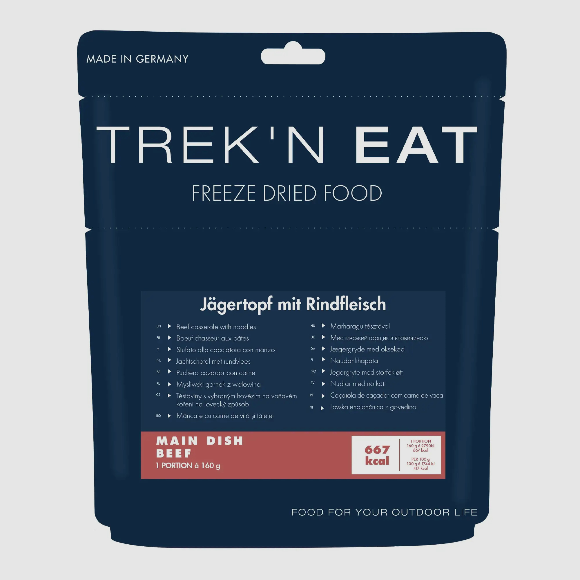 Trek’n Eat Hunter’s Pot with Beef and Noodles