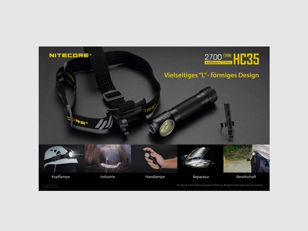 Nitecore HC35, Bild 2 von 4