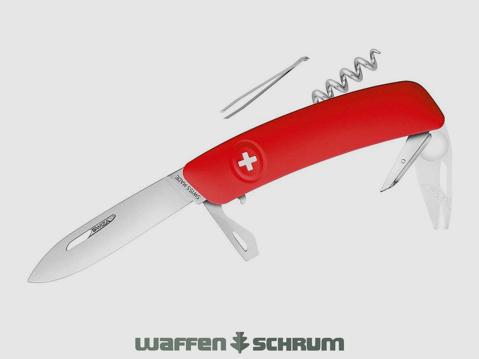 Swiza Klappmesser TT03 Klingensperre Klingenlänge: 7,5cm - Stahl 440