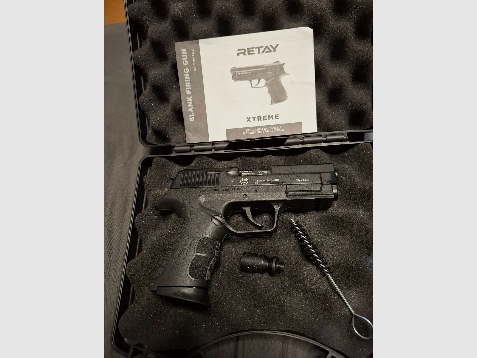 Retay X TREME Black 9mm P.A.K. "NEW, image 2 of 3