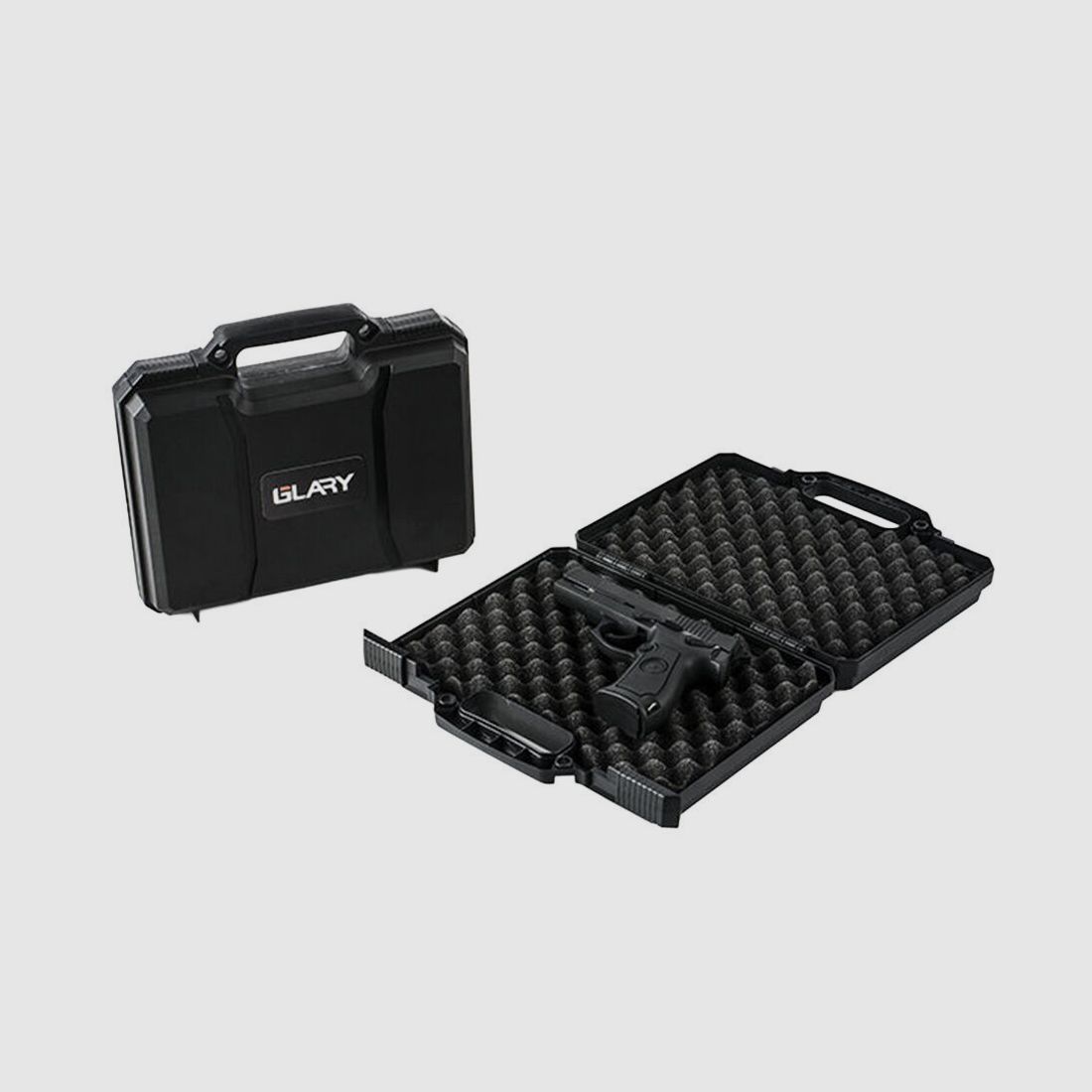 Custodia per pistola Glary 30x26,5x9 cm nera