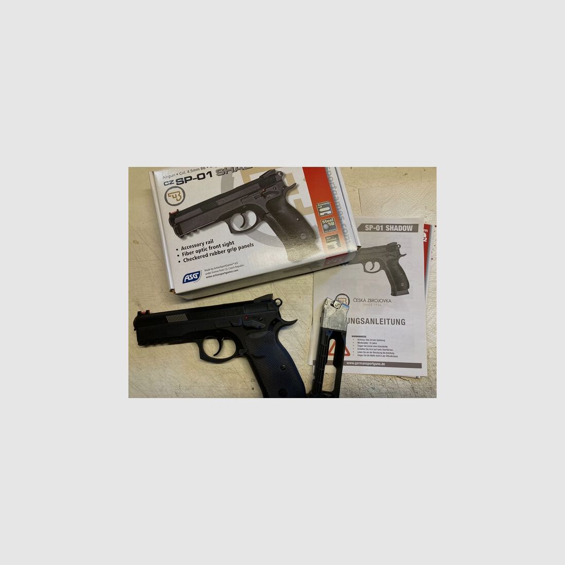 ASG CZ 75 SP-01 Shadow Defekt