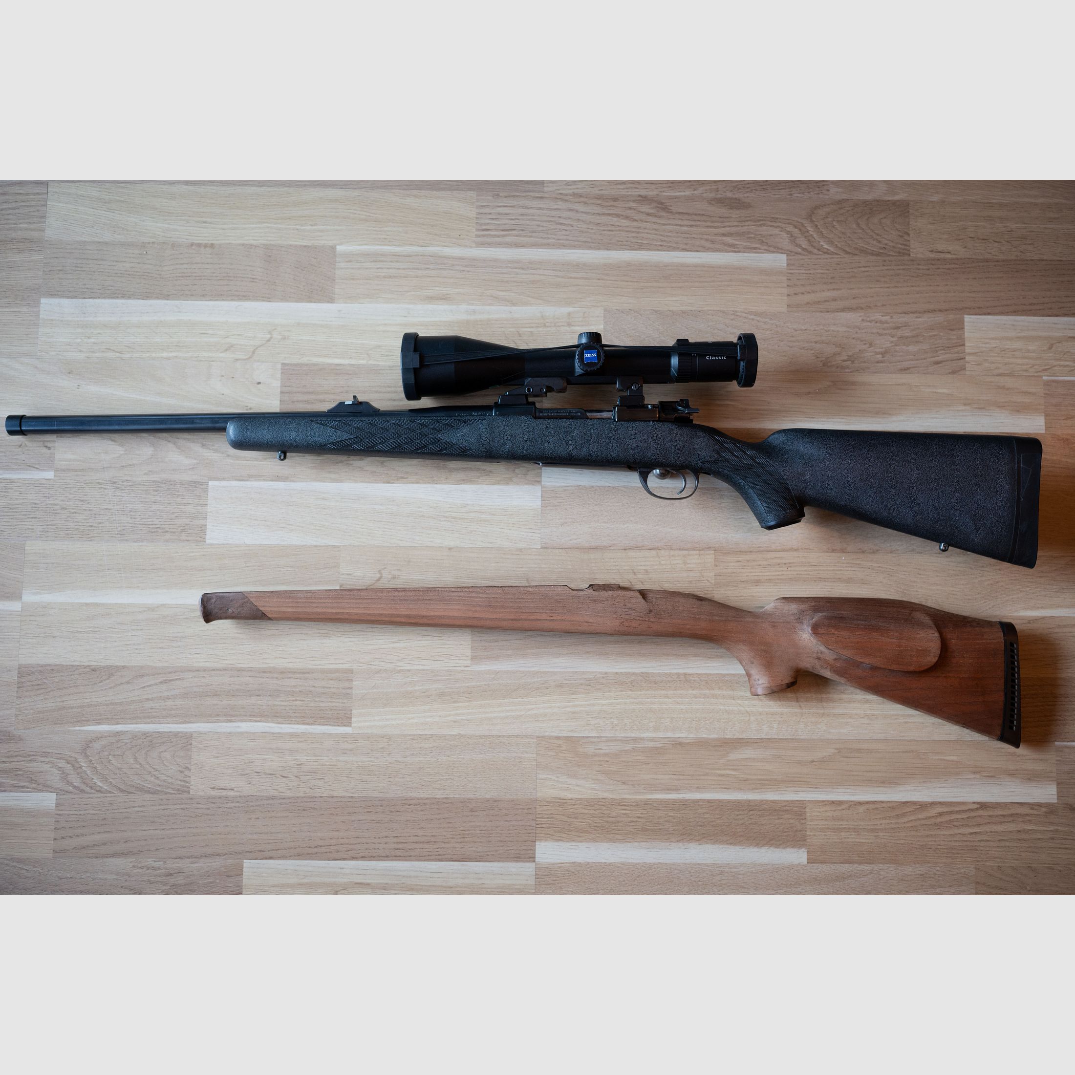 Mauser K98 DWM System in 30-06 mit Zeiss Diavari 3-15x56 und Lothar Walther Matchlauf mit Mündungsgewinde in 18x1