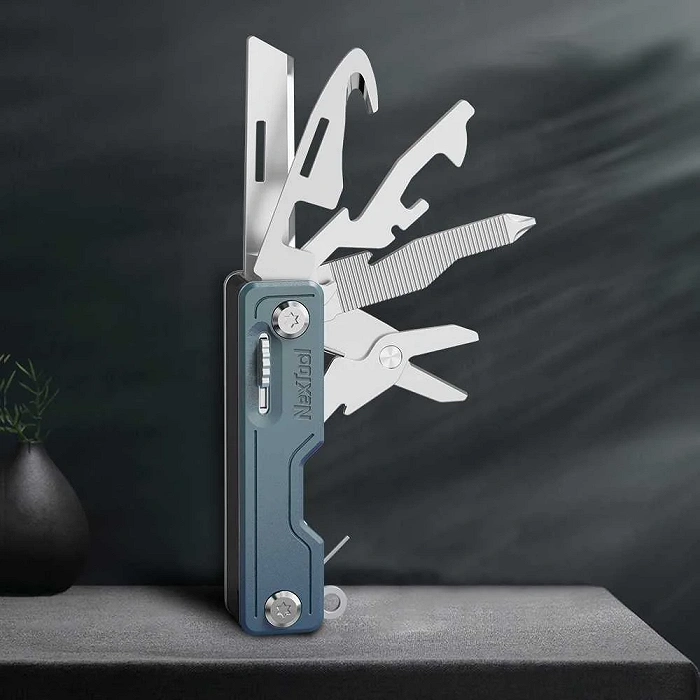 Multifunction knife pocketknife NexTool NE20100 10-in-1 khaki, image 3 of 24