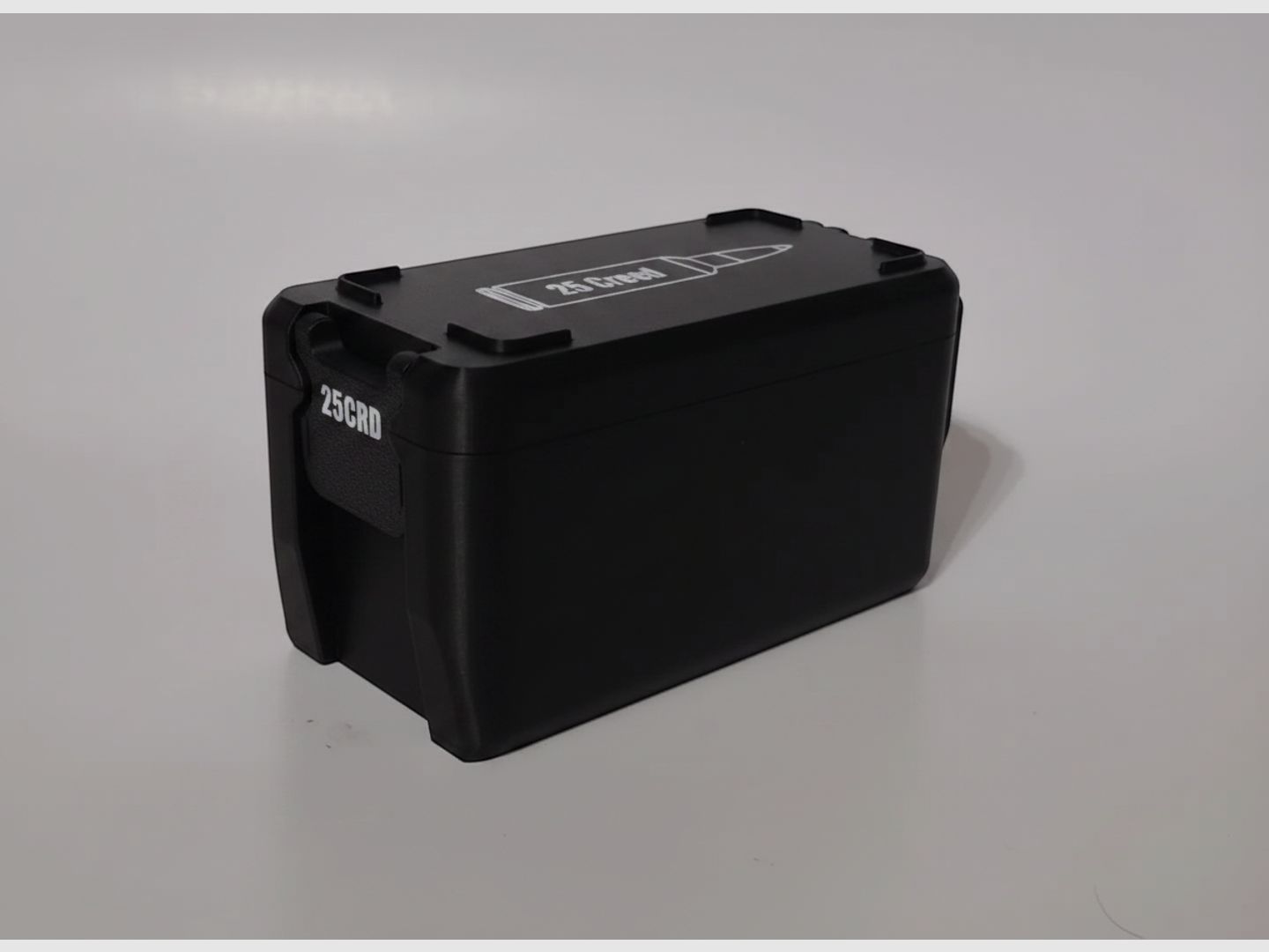 Filamelt Munitionsbox / 25 Creedmoor / 'Klapp- / Rastdeckel' / Patronenbox, Ammo Box