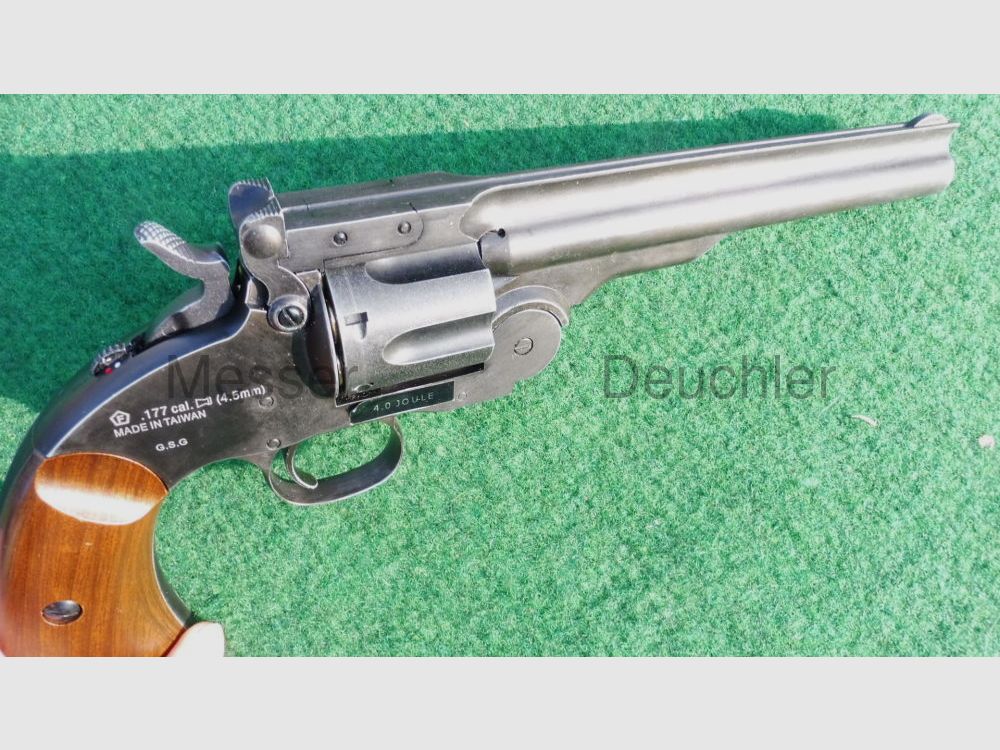 GSG German Sports Guns Schofield 6' Revolver Aging black