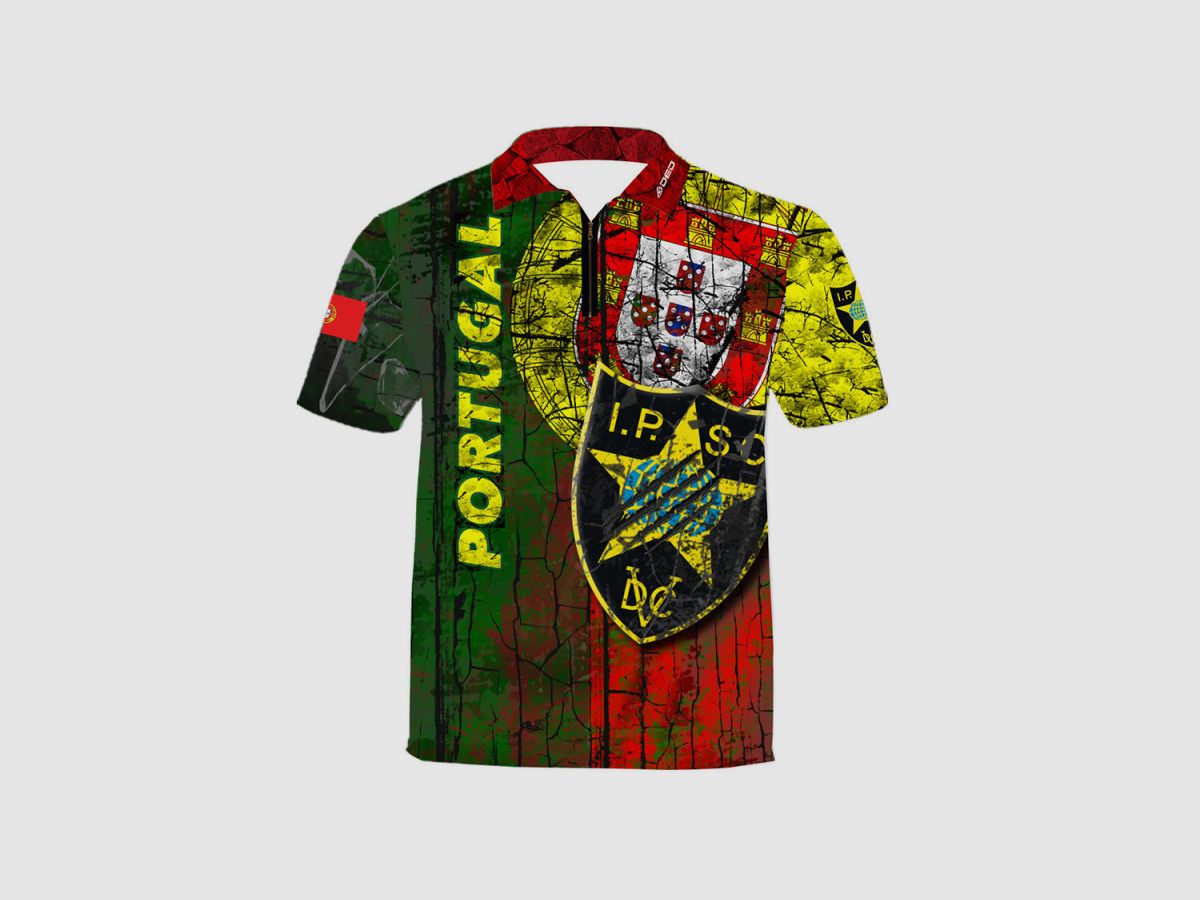 DED IPSC Portugal T-shirt, maat: XS, Aangepaste naam: Met aangepaste naam, Kledingtype: Dames, afbeelding 3 van 3
