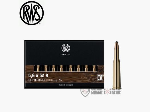 20 Munitions RWS cal 5.6X52R 71gr TMS